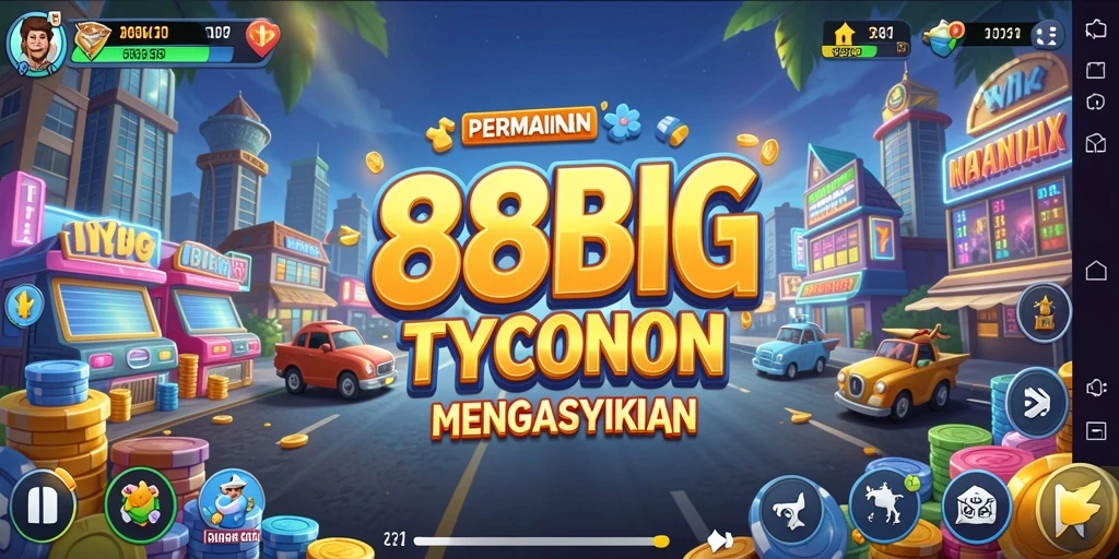 Tampilan gameplay menarik dari 88BIG dengan elemen Tycoon.