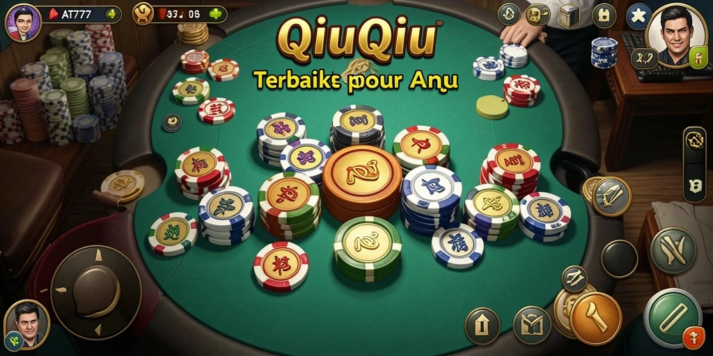 Tampilan menarik dari permainan QiuQiu di AT777.
