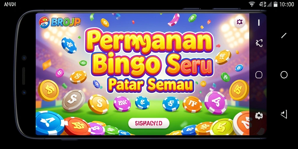 Tampilan gameplay seru BROJP dalam permainan Bingo.