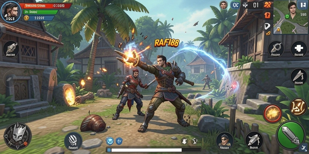 Tampilan gameplay RAFI88 yang menarik dan penuh tantangan.