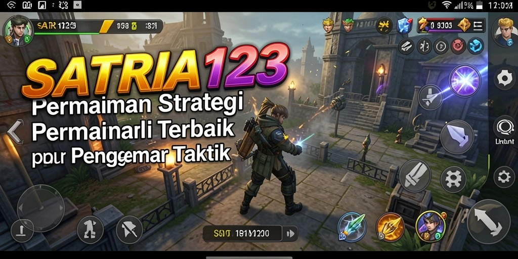 Tampilan layar gameplay yang memukau di SATRIA123.